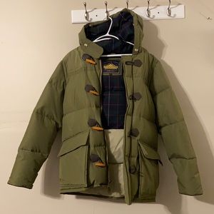 Penfield Landis Down Duffle Jacket. Water resistant, wind resistant, down